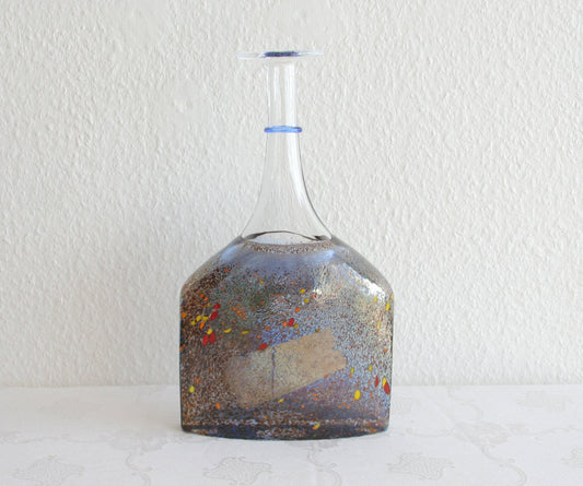 Kosta Boda BERTIL VALLIEN Large Satellite Bottle Glass Vase Mollaris.com 