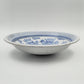 L. HJORTH Blue Roosters and Hens Decorated Stoneware Dish Mollaris.com 