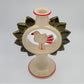 LISA LARSON Höganäs Bird Leaves Stoneware Candlestick Mollaris.com 