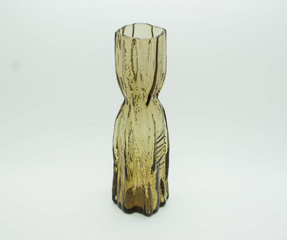 Lindshammar Christer Sjögren Mold-Blown Amber Glass Vase Mollaris.com 