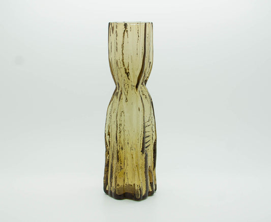Lindshammar Christer Sjögren Mold-Blown Amber Glass Vase Mollaris.com 