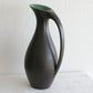 MØRKØV Monumental Black Green Glazed Ceramic Floor Vase Mollaris.com 