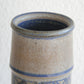 MARIANNE STARCK / MICHAEL ANDERSEN Large Geometric Patterned Blue Grey Glazed Stoneware Vase Mollaris.com 
