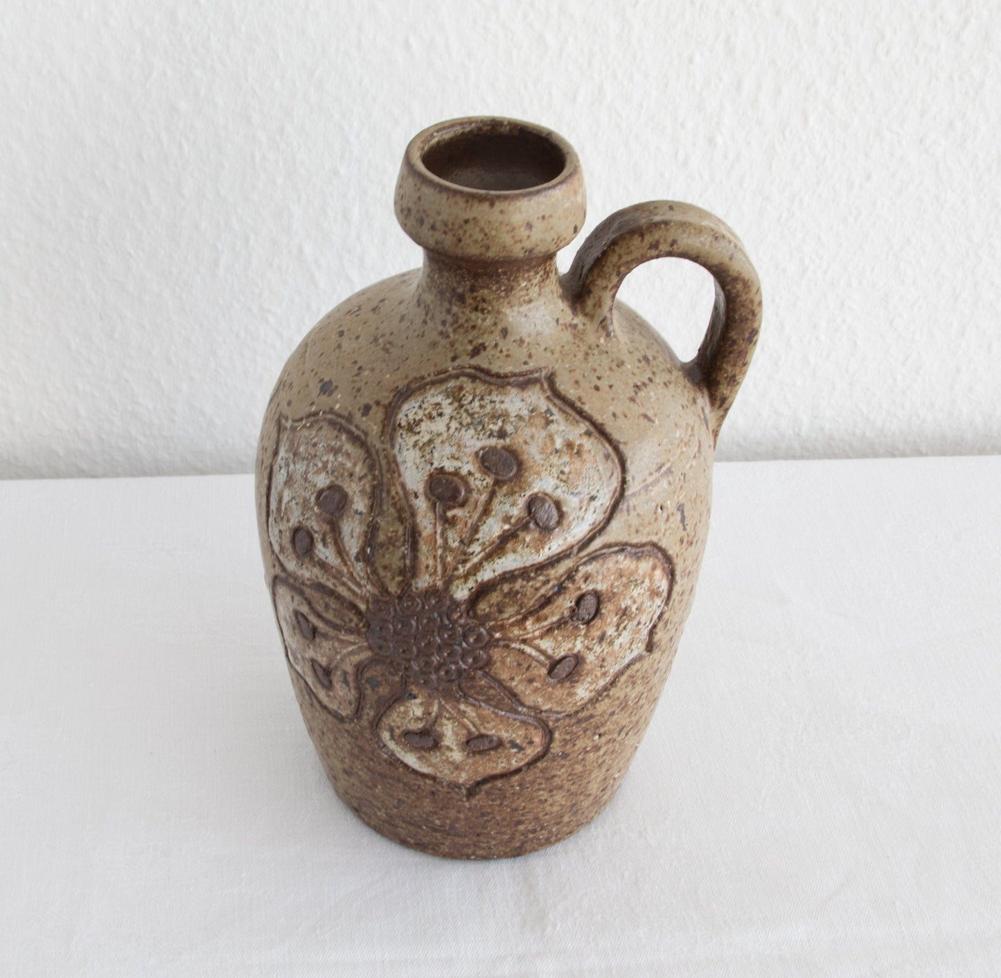METTE LØKKE STIIL Organic Decorated Stoneware Jug Vase Mollaris.com 