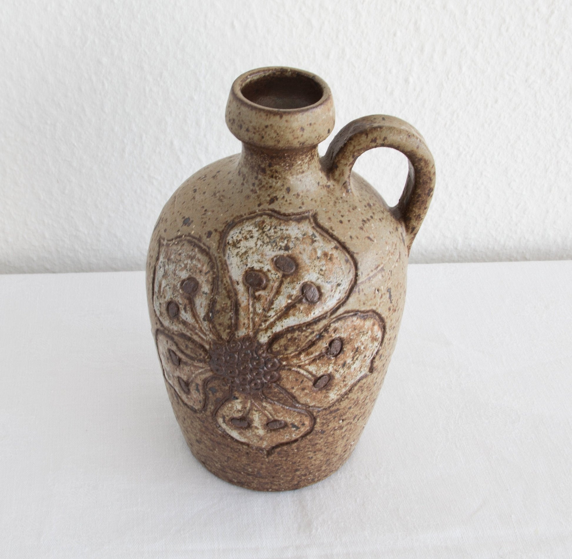 METTE LØKKE STIIL Organic Decorated Stoneware Jug Vase Mollaris.com 