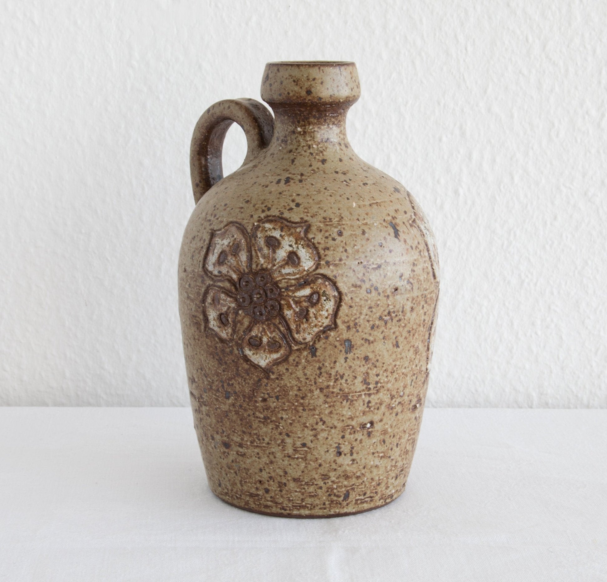 METTE LØKKE STIIL Organic Decorated Stoneware Jug Vase Mollaris.com 