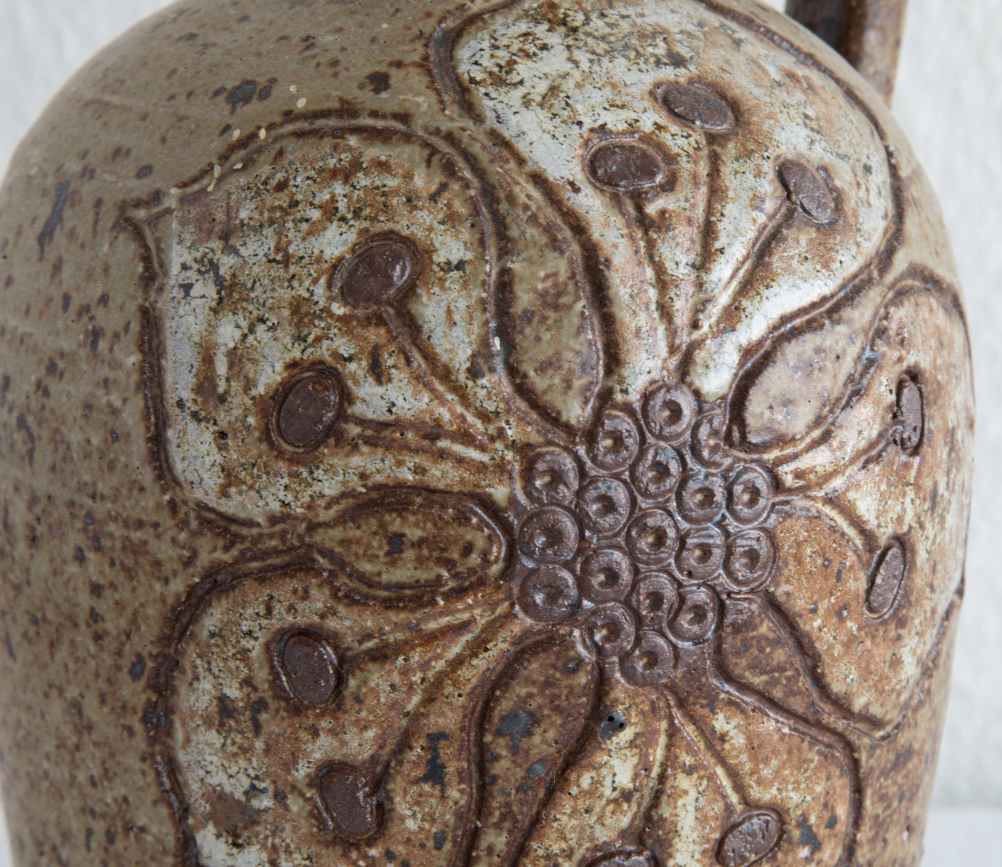 METTE LØKKE STIIL Organic Decorated Stoneware Jug Vase Mollaris.com 