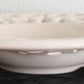 MICHAEL ANDERSEN Large White Glazed Openwork Stoneware Bowl Dish Mollaris.com 