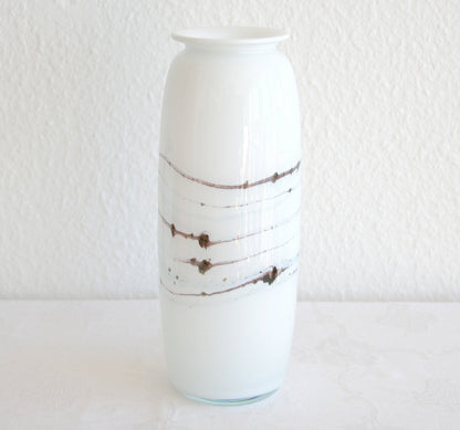 MICHAEL BANG Holmegaard ATLANTIS Large Studio Glass Vase Mollaris.com 