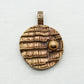 Modernist PENTTI SARPANEVA Brutalist Finnish Bronze Pendant Mollaris.com 
