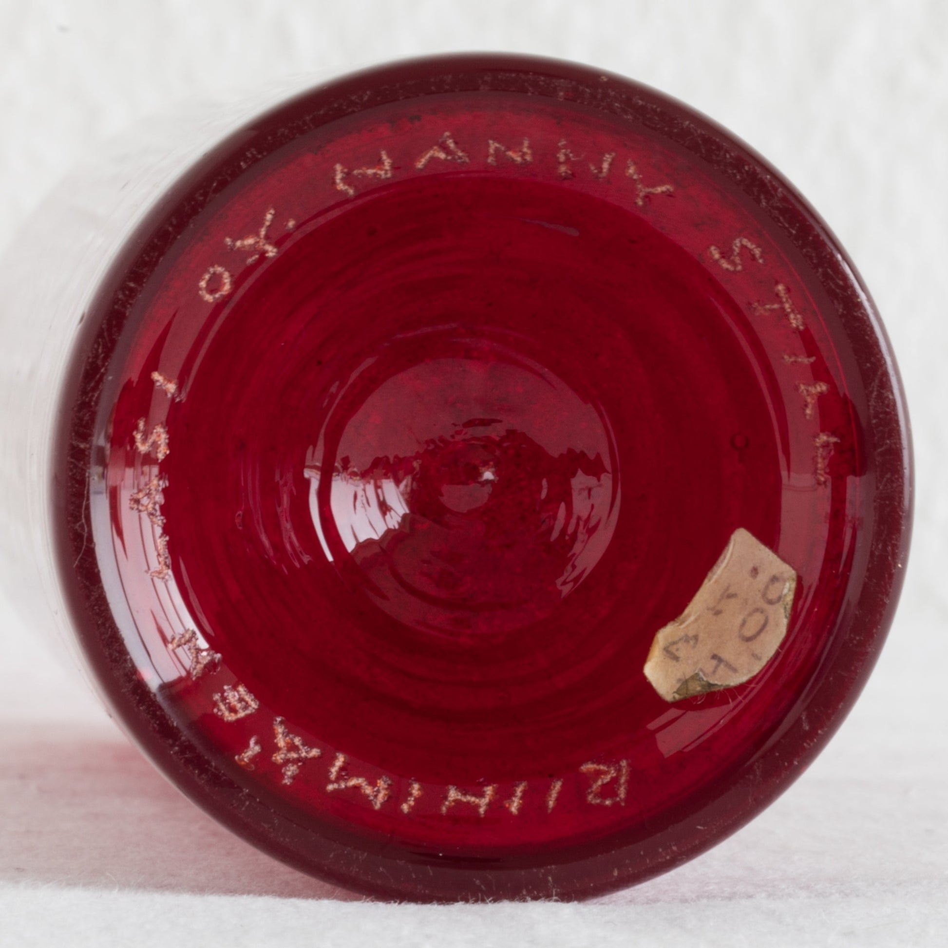 NANNY STILL Riihimäen Lasi Oy Koristepullo Ruby Red Glass Vase Mollaris.com 