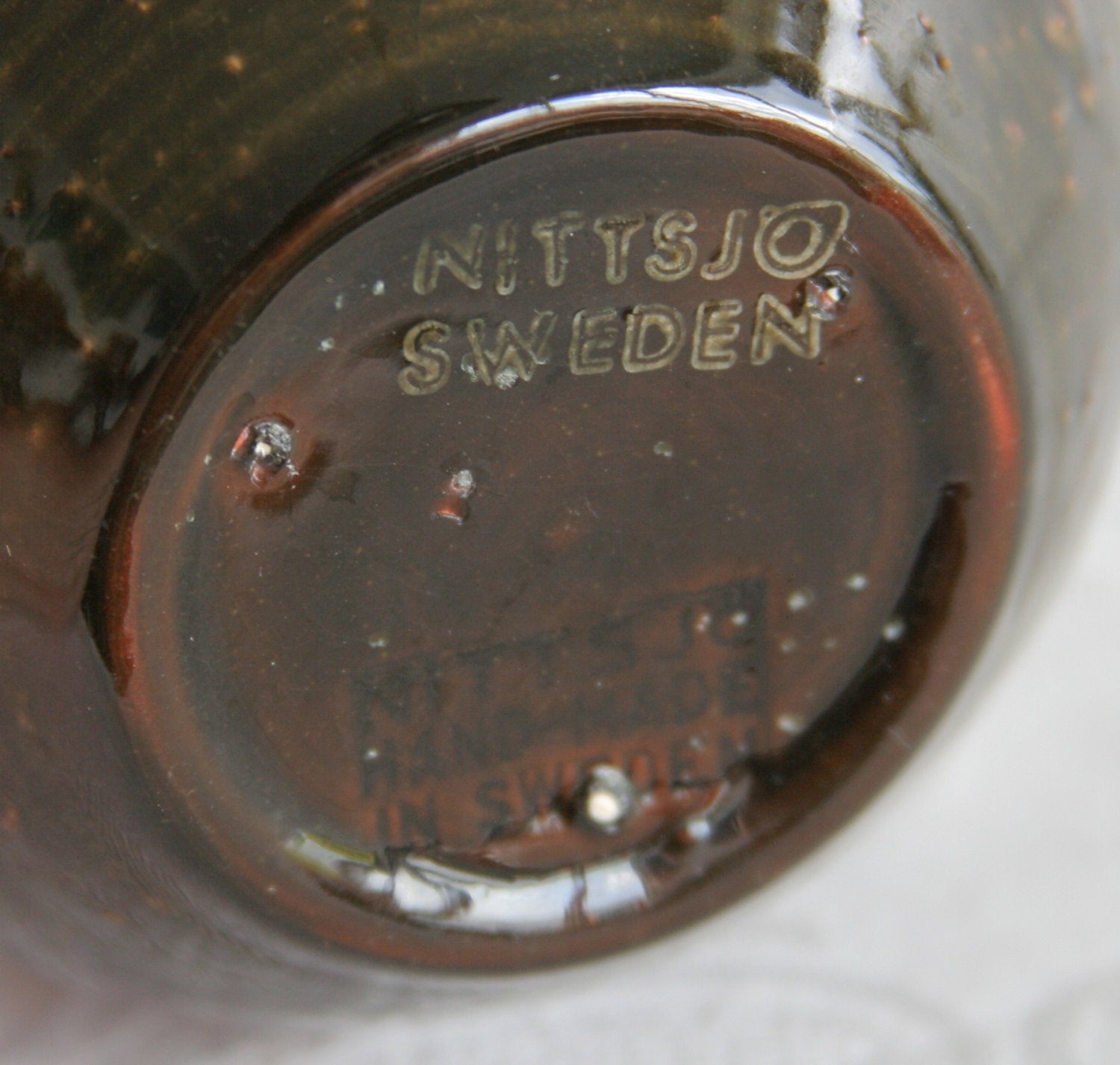 NITTSJÖ Round Ceramic Vase Mollaris.com 