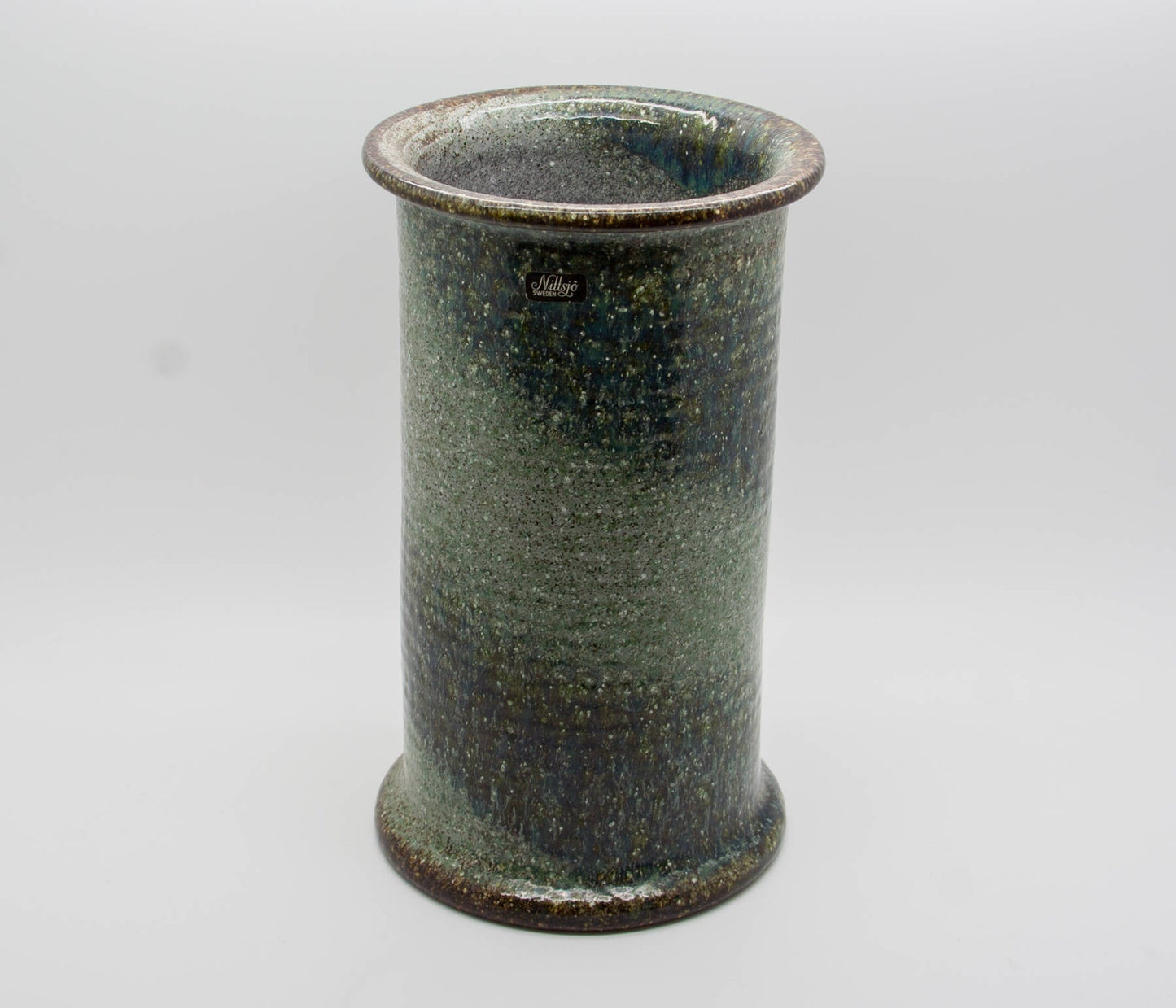 NITTSJÖ Large Cylindrical Ceramic Vase Mollaris.com 