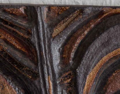 NOOMI BACKHAUSEN Søholm Abstract Branches and Fruits Stoneware Wall Plaque Mollaris.com 