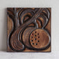 NOOMI BACKHAUSEN Søholm Abstract Branches and Fruits Stoneware Wall Plaque Mollaris.com 