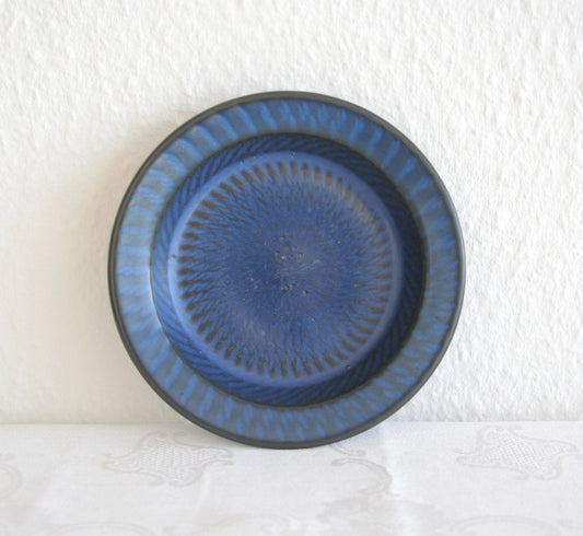 Nymølle GUNNAR NYLUND Small Dark Blue Stoneware Bowl Mollaris.com 