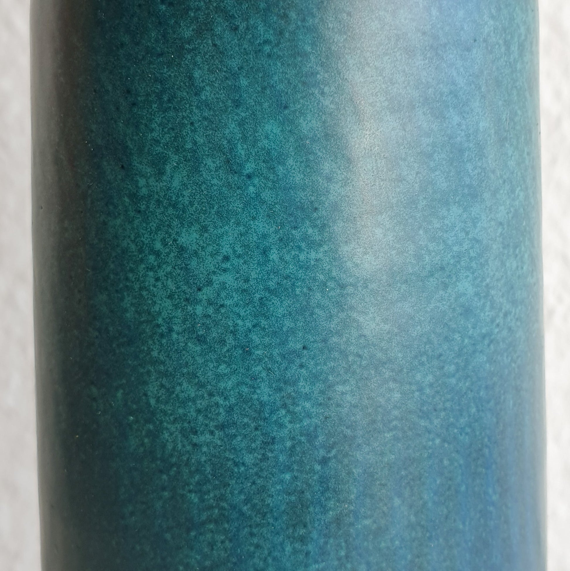 Nymølle GUNNAR NYLUND Turquoise Glazed Stoneware Vase Mollaris.com 