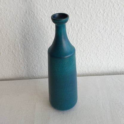 Nymølle GUNNAR NYLUND Turquoise Glazed Stoneware Vase Mollaris.com 