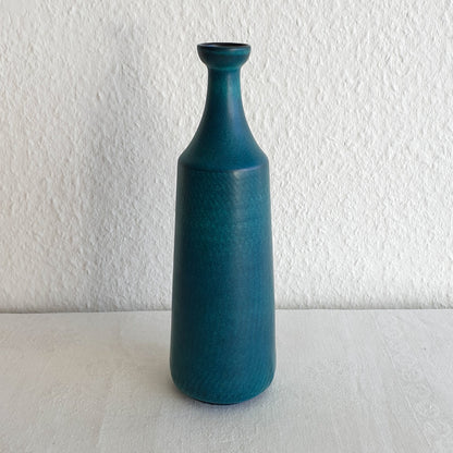 Nymølle GUNNAR NYLUND Turquoise Glazed Stoneware Vase Mollaris.com 