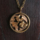 PENTTI SARPANEVA Modernist Brutalist Bronze Necklace Pendant Mollaris.com 