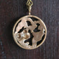 PENTTI SARPANEVA Modernist Brutalist Bronze Necklace Pendant Mollaris.com 