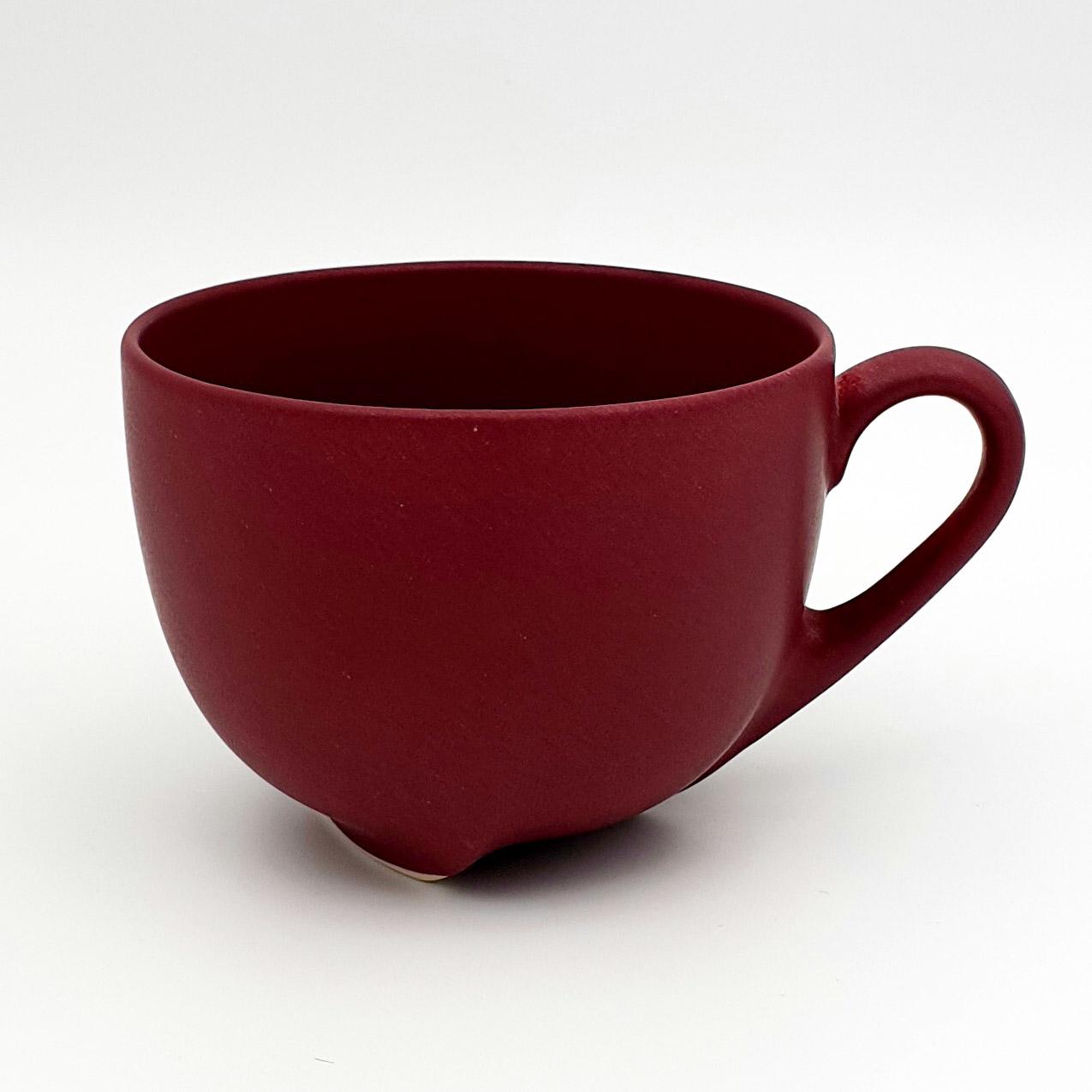 PER REHFELDT Søholm Tableware Dusty Burgundy Red ÅBO Ceramic Teapot set Mollaris.com 