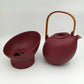 PER REHFELDT Søholm Tableware Dusty Burgundy Red ÅBO Ceramic Teapot set Mollaris.com 