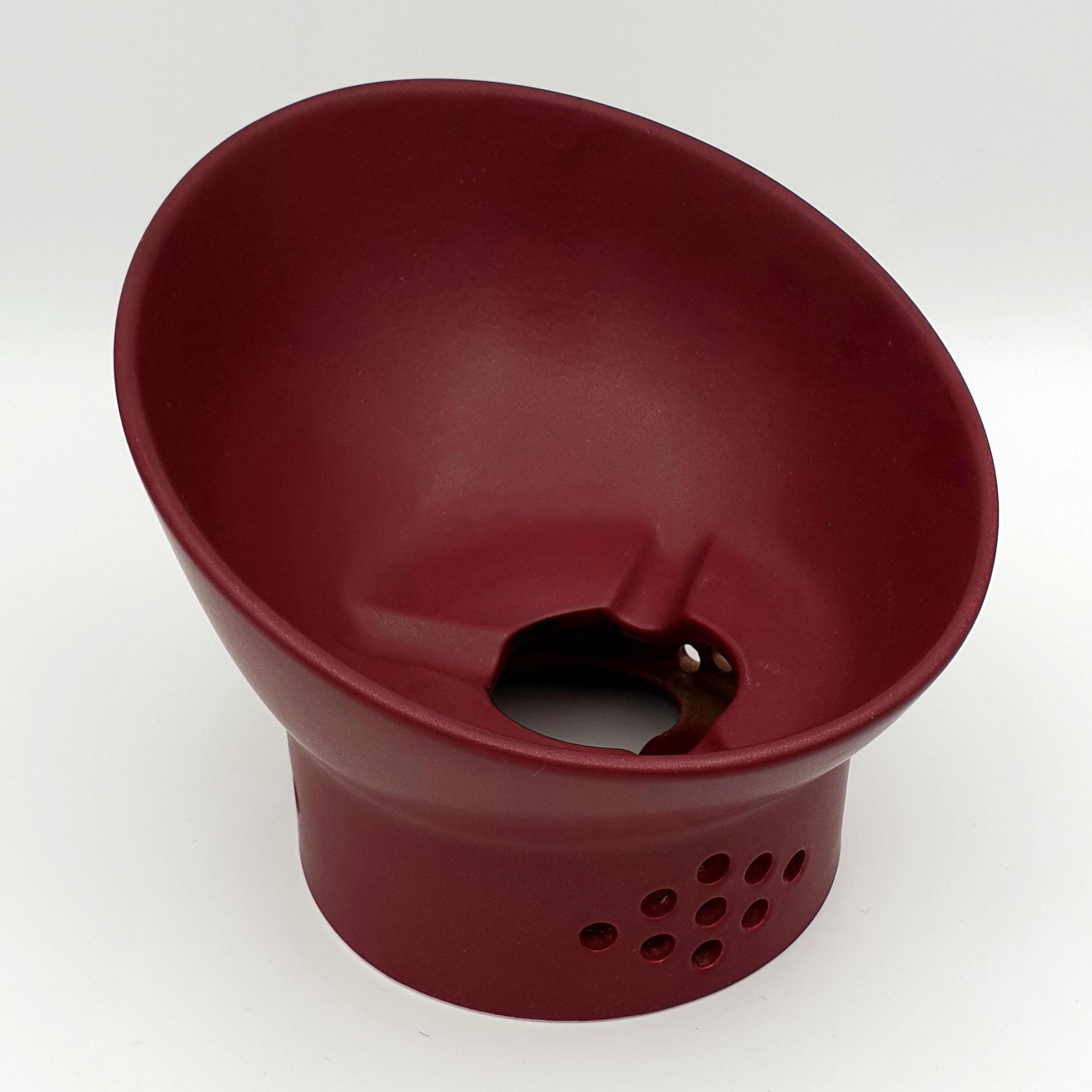PER REHFELDT Søholm Tableware Dusty Burgundy Red ÅBO Ceramic Teapot set Mollaris.com 