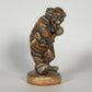 POUL HAUCH CARLSEN Brown Glazed Clown (Charlie Rivel) Stoneware Sculpture Mollaris.com 