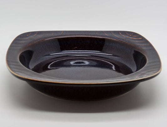 Rörstrand CARL HARRY STÅLHANE Blue Harefur Glazed Stoneware Bowl Tray Mollaris.com 
