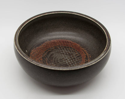 Rörstrand CARL HARRY STÅLHANE Brown Glazed Atelje Stoneware Bowl Mollaris.com 