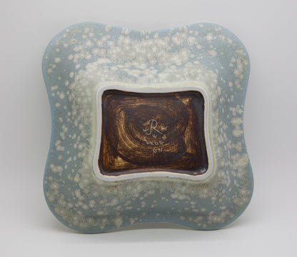 Rörstrand GUNNAR NYLUND Green Crystal Glazed Stoneware Tray Mollaris.com 