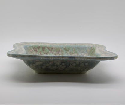 Rörstrand GUNNAR NYLUND Green Crystal Glazed Stoneware Tray Mollaris.com 