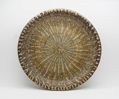 Rörstrand GUNNAR NYLUND Large Rubus Brownish Harefur Stoneware Bowl Mollaris.com 