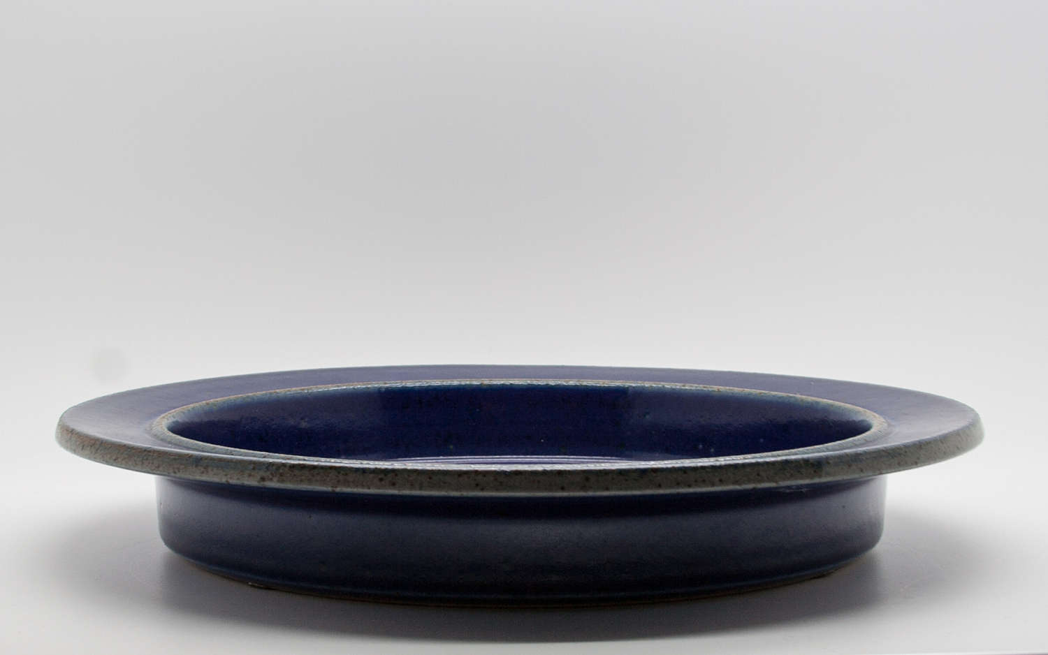 RICHARD MANZ Knabstrup Blue Glazed Stoneware Bowl Mollaris.com 