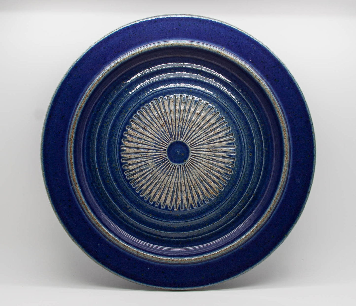 RICHARD MANZ Knabstrup Blue Glazed Stoneware Bowl Mollaris.com 