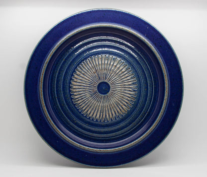 RICHARD MANZ Knabstrup Blue Glazed Stoneware Bowl Mollaris.com 