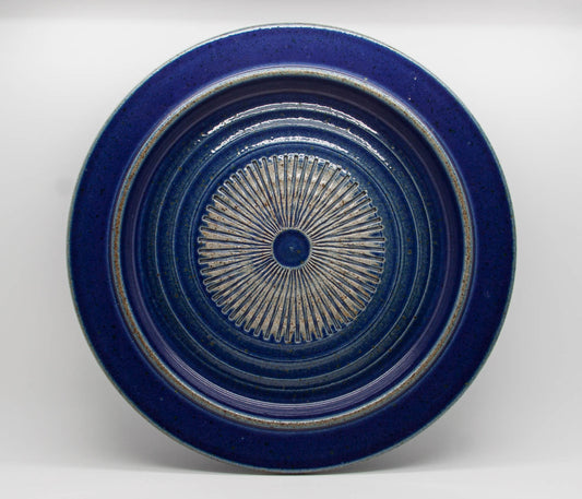 RICHARD MANZ Knabstrup Blue Glazed Stoneware Bowl Mollaris.com 
