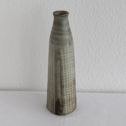 Rörstrand Atelje CARL HARRY STÅLHANE Large Beige Brown Glazed Stoneware Vase Mollaris.com 