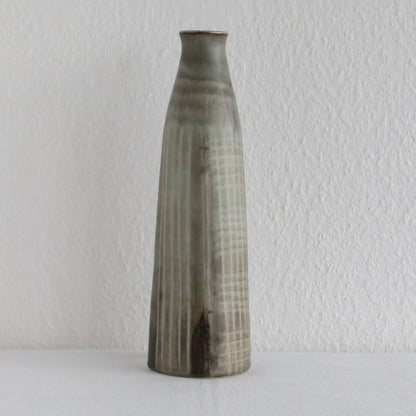 Rörstrand Atelje CARL HARRY STÅLHANE Large Beige Brown Glazed Stoneware Vase Mollaris.com 