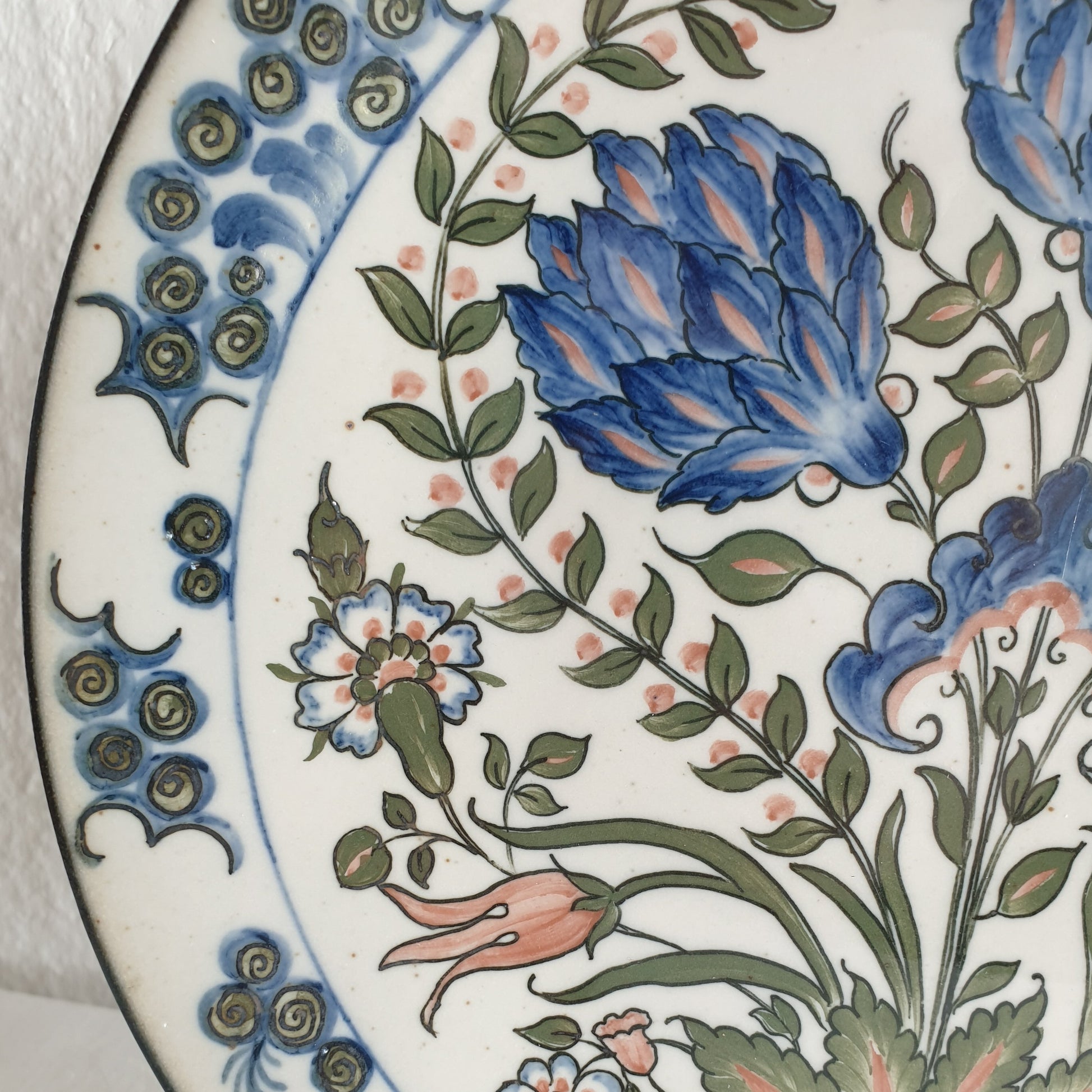 Royal Copenhagen (BERTE JESSEN) Opus Scholasticum Persian Iznik Style Stoneware Dish Mollaris.com 