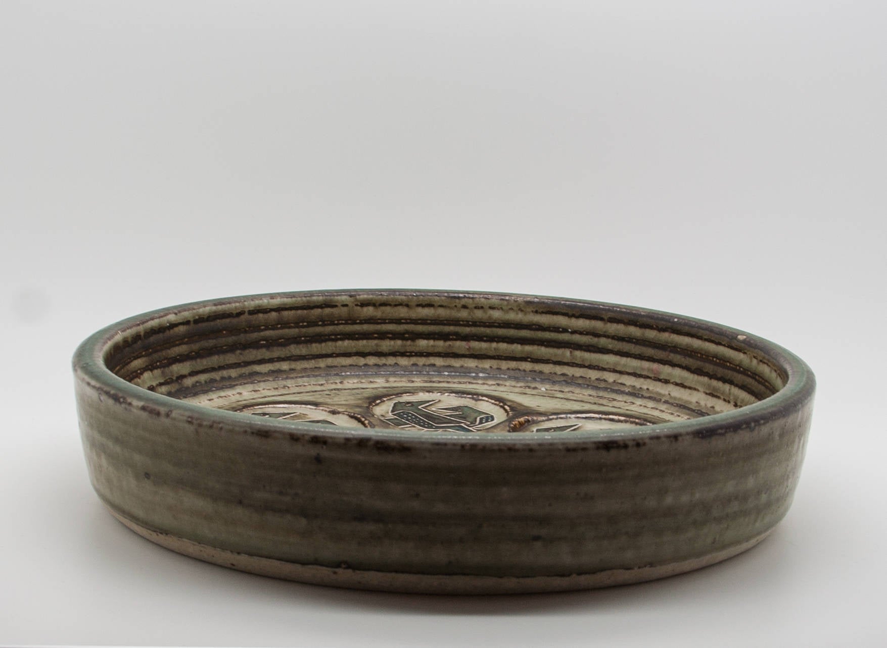 Royal Copenhagen JØRGEN MOGENSEN Sung Glazed Stoneware Bowl Dish Mollaris.com 