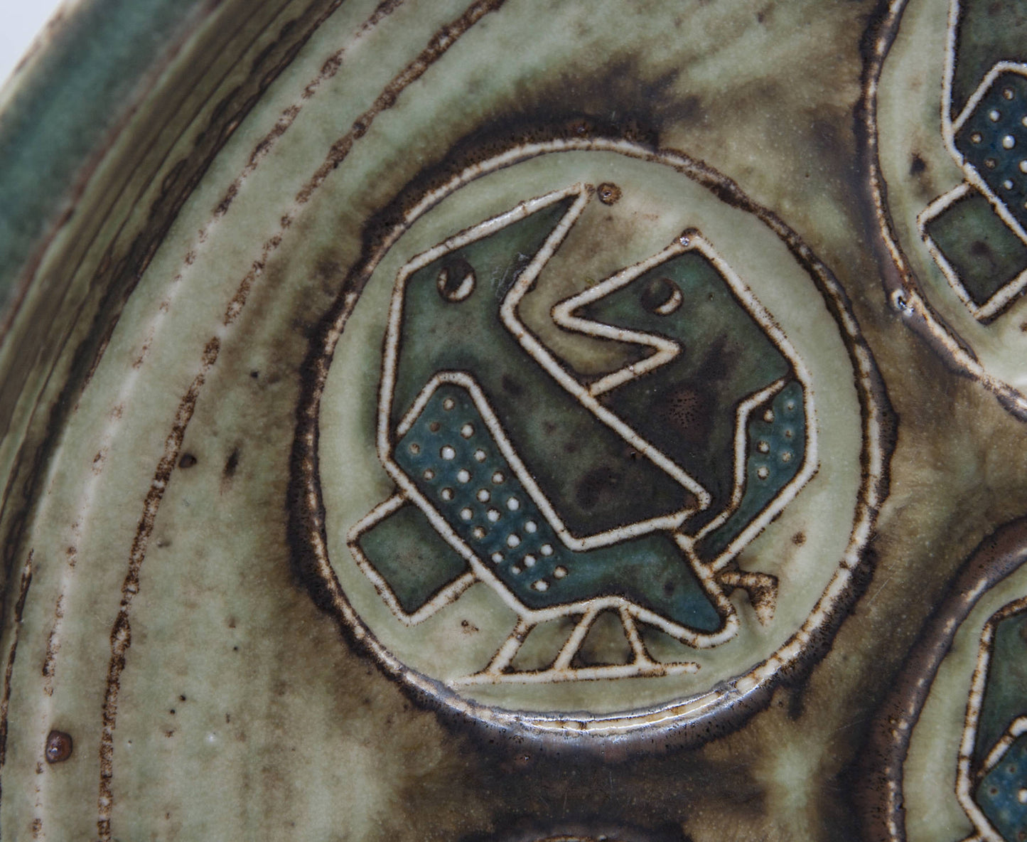 Royal Copenhagen JØRGEN MOGENSEN Sung Glazed Stoneware Bowl Dish Mollaris.com 