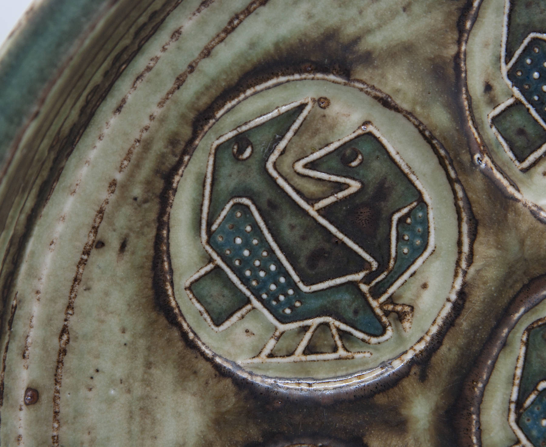 Royal Copenhagen JØRGEN MOGENSEN Sung Glazed Stoneware Bowl Dish Mollaris.com 