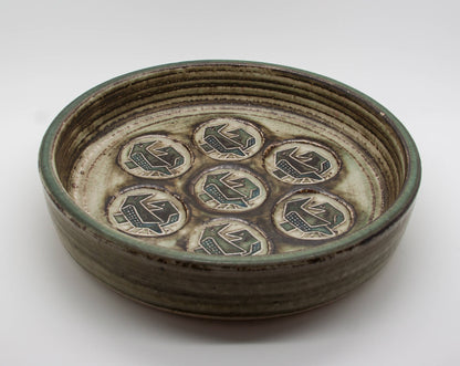 Royal Copenhagen JØRGEN MOGENSEN Sung Glazed Stoneware Bowl Dish Mollaris.com 
