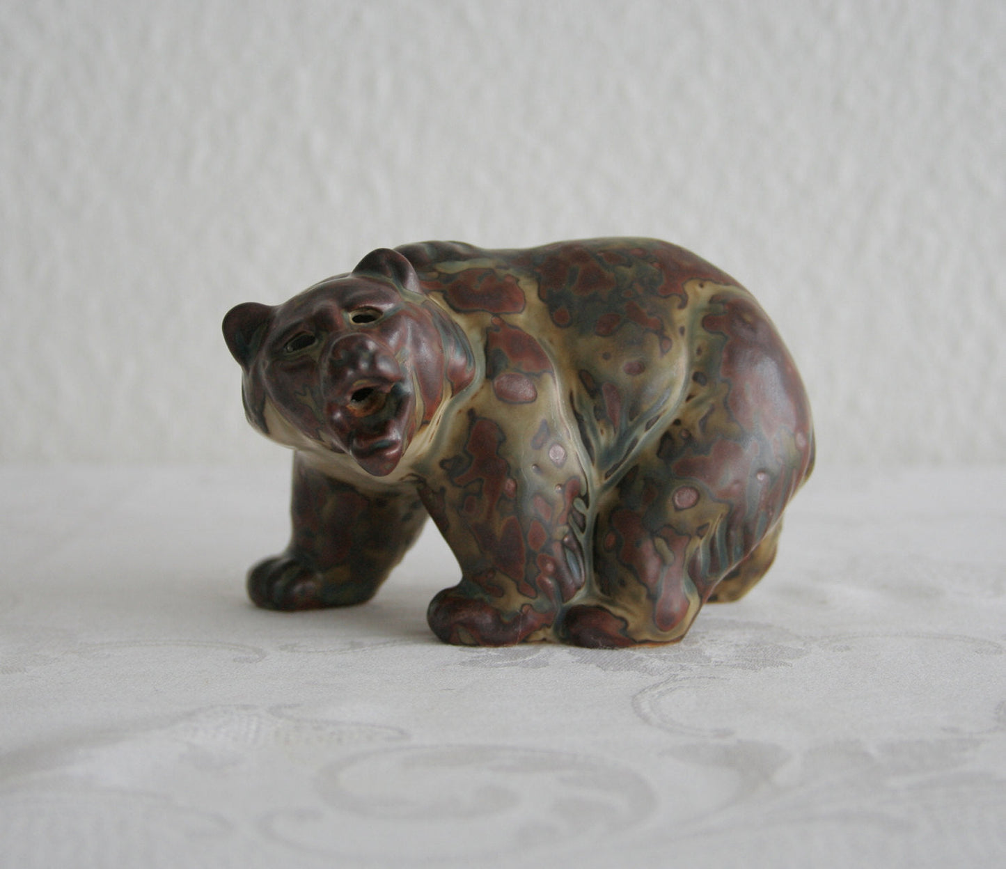 Royal Copenhagen KNUD KYHN Sung Glazed Stoneware Bear Figurine # 20179 Mollaris.com 