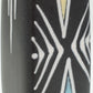 SØHOLM BURGUNDIA Geometric Pattern Decorated Ceramic Vase Mollaris.com 