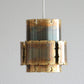 SVEN AAGE HOLM SØRENSEN Modernist BRUTALIST Oxidized Brass Pendant Light Mollaris.com 