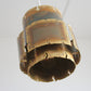 SVEN AAGE HOLM SØRENSEN Modernist BRUTALIST Oxidized Brass Pendant Light Mollaris.com 