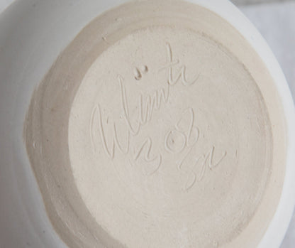 WÜRTZ Ceramics Contemporary Black Grey Gradient-Glazed Stoneware Vase Mollaris.com 